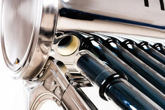 Lezhe Shengjin, panel diellor Panel solar me tuba vakumi