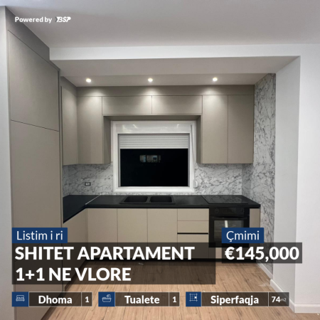 REZERVO PRONEN VETEM ME 500€! Vlore, shitet apartament 2+1+Ballkon Kati 2, 74 m² 145.000 € (LUNGOMARE)