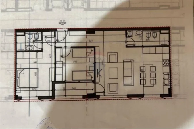 Tirane, shitet apartament 2+1 Kati 5, 105 m² 140.000 € (Jordan Misja)