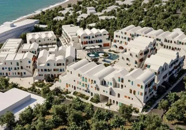 Dhermi - Palase, shitet apartament 1+1+Ballkon Kati 2, 80 m² 222.000 € (Santorini Residence, Drimadhe / Dhermi)