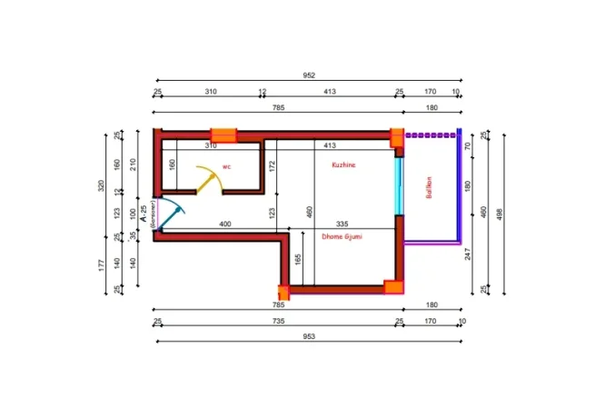 Vlore, shitet garsonier Kati 4, 43 m² 73.600 € (Lagjja Pavarësia, Bulevardi Ismail Qemali)