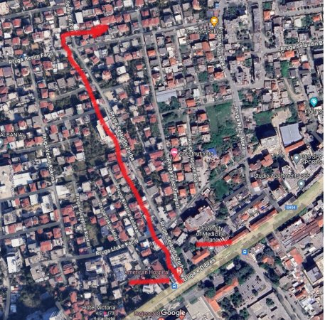 Tirane, jepet me qera apartament 1+1 Kati 0, 40 m² 250 € (Selaudin Zorba_Spitalet)