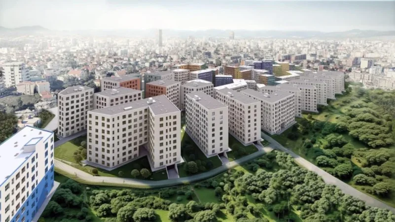 Tirane, shes apartament 1+1 Kati 7, 60 m² 83.000 € (Pasho Hysa)