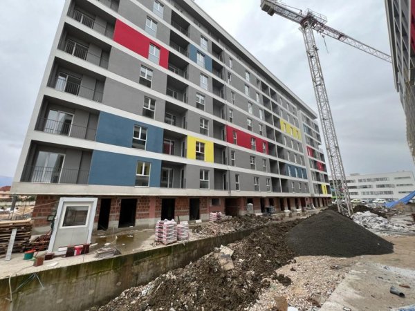 Tirane, shitet apartament 1+1 Kati 3, 55 m² 51.900 € (Kompleks Univers City)