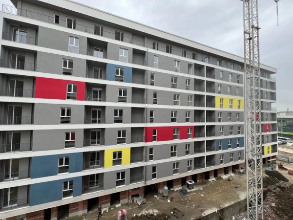 Tirane, shitet apartament 1+1 Kati 3, 55 m² 51.900 € (Kompleks Univers City)