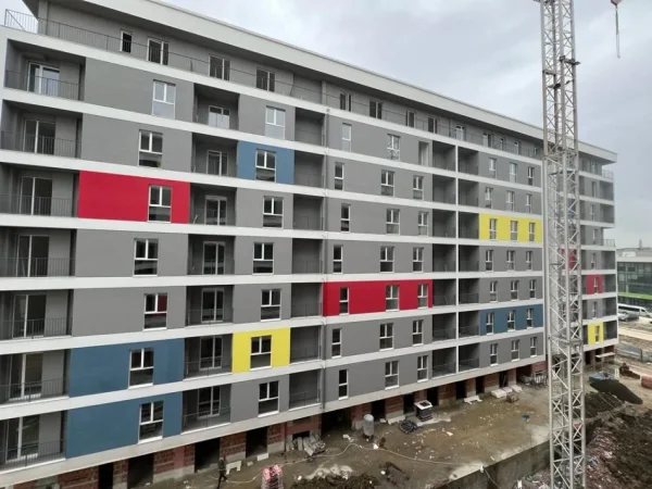 Tirane, shitet apartament 1+1 Kati 3, 55 m² 51.900 € (Kompleks Univers City)