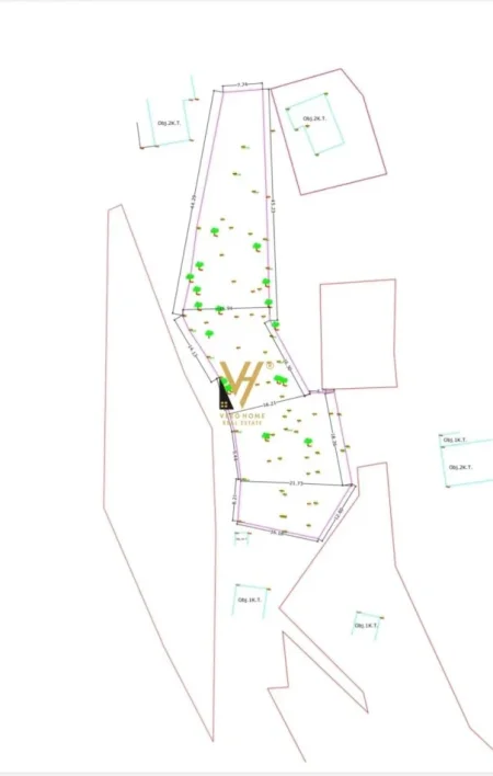 Vlore, shitet toke , 1.300 m² 250.000 € (BORSH)