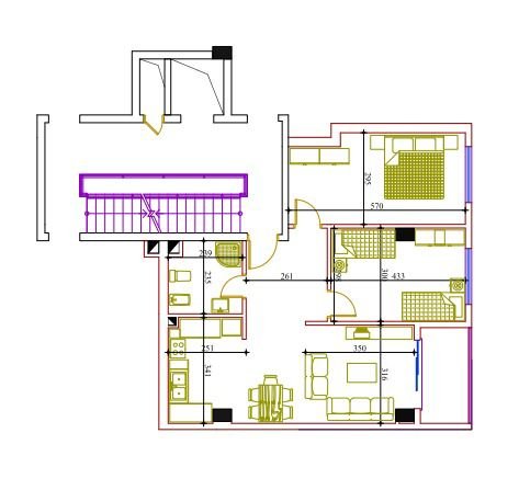 Tirane, shitet apartament 2+1 Kati 9, 89 m² 99.000 € (Sokrat Miho)