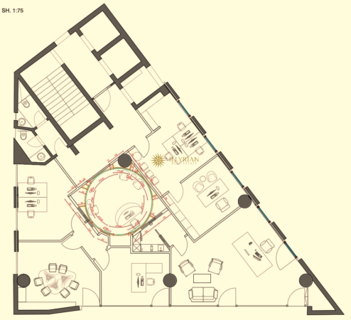 Tirane, shitet zyre Kati 6, 242 m² 899.000 € (RRUGA E KOSOVARËVE)