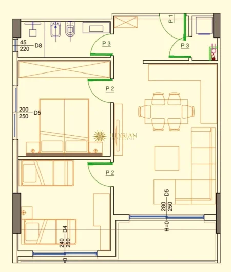 Durres, shitet apartament 2+1 Kati 2, 102.900 € 