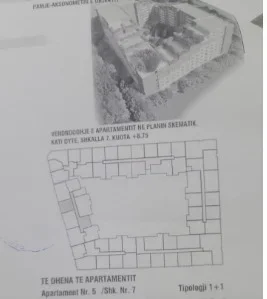 Tirane, shitet apartament 1+1 Kati 2, 65 m² 79.000 € (Mikel Maruli)
