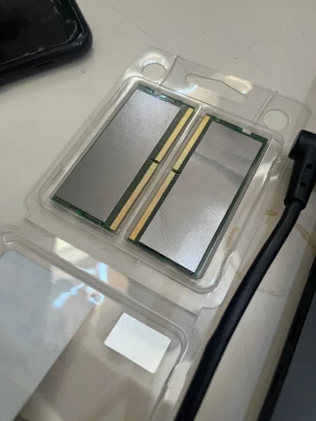 Shes memorie RAM Crucial 2x8GB DDR5 4800 mHz per laptop , 1 vit te perdorur