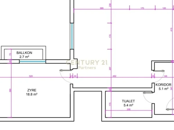 Tirane, shes apartament 1+1+Ballkon , 95 m² 285.000 € (Ish Blloku)