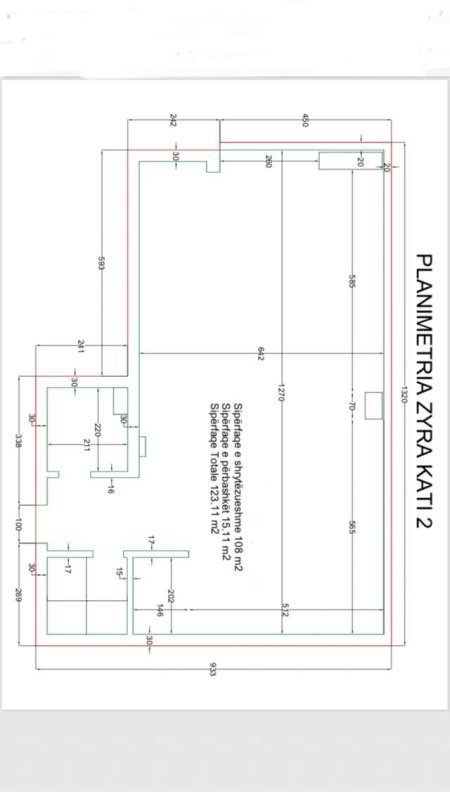 Tirane, jepet me qera zyre Kati 2, 260 m² 2.600 Euro