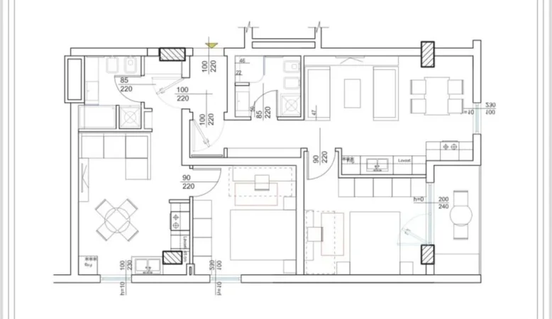 Tirane, shitet apartament 2+1 Kati 3, 113 m² 169.000 € (Xhamlliku)