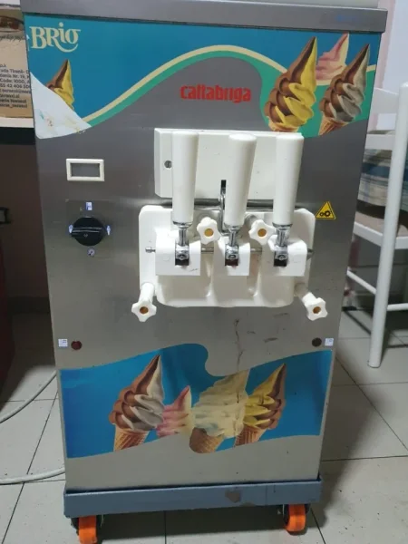 Lushnje Divjake, shes Makine akullore e re