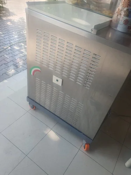 Lushnje Divjake, shes Makine akullore e re