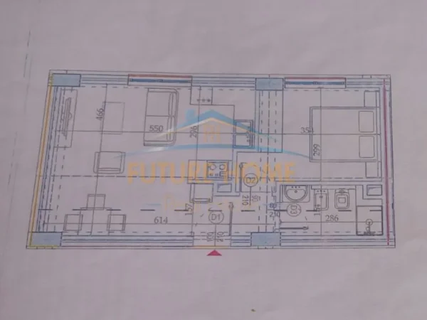 Tirane, shitet 1+1 Kati 2, 55 m² 83.000 € (Rezidenca Kodrat e Diellit)