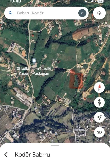 Tirane, shes , 1.300 m² (Babrru i vjeter)