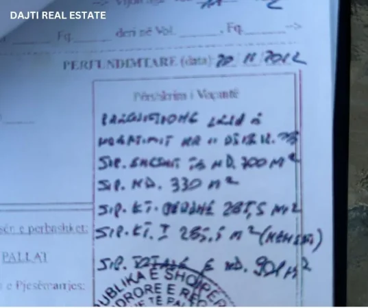 Tirane, shitet hotel Kati 3, 700 m² 1.500.000 € (LIQENI I LINZES,DAJT,TIRANE)