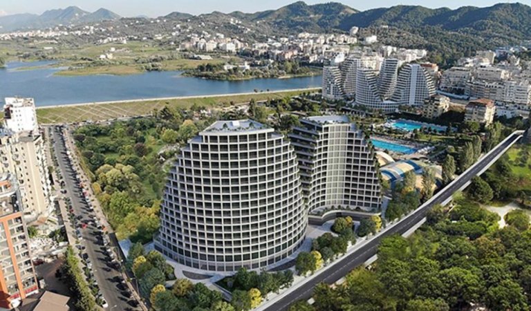 Tirane, jepet me qera apartament 1+1 Kati 7, 83 m² 750 € (Lake View)