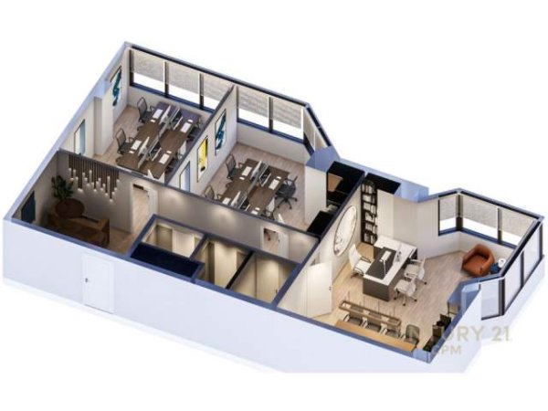 Tirane, jepet me qera apartament 3+1+A Kati 9, 120 m² 2.000 Euro (Deshmoret e Kombit)