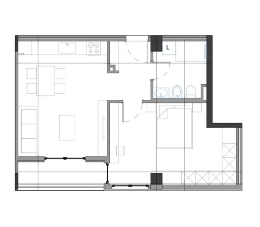 shitet apartament 1+1 Kati 3, 73 m² 131.400 € (Rr. Janaq Paco)