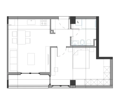 shitet apartament 1+1 Kati 3, 73 m² 131.400 € (Rr. Janaq Paco)