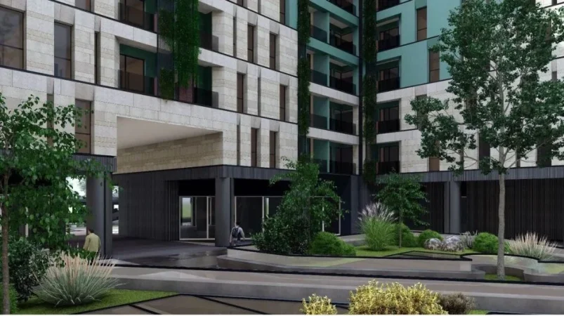 Tirane, shes apartament 1+1+Ballkon Kati 8, 80 m² 123.500 € (Riverside Residence, Rruga Javer Malo)