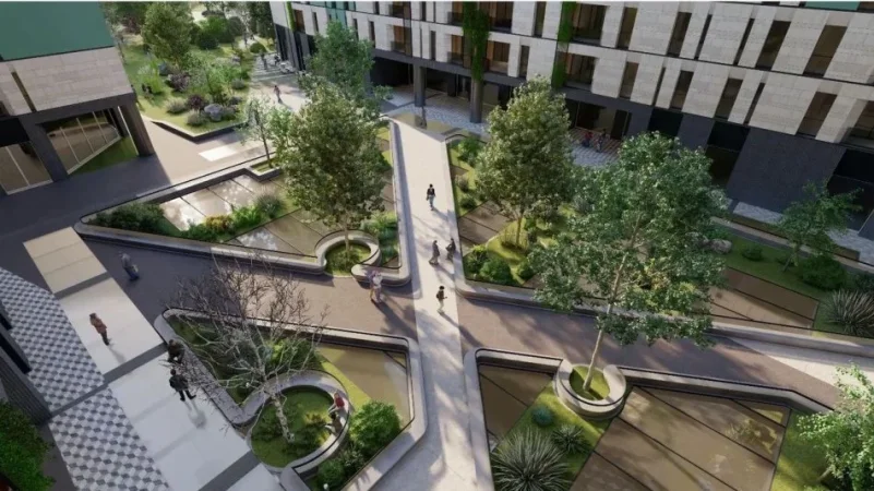 Tirane, shes apartament 3+1+Ballkon Kati 9, 144 m² 222.800 € (Riverside Residence, Rruga Javer Malo)