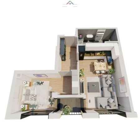 Tirane, shes apartament 1+1+Ballkon Kati 7, 67 m² 120.000 € (bulevardi i ri)