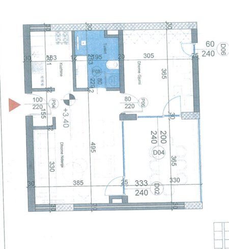 Gjiri Lalezit | Hamallaj, shitet apartament 1+1 Kati 2, 70 m² 201.000 € (Hamallaj)