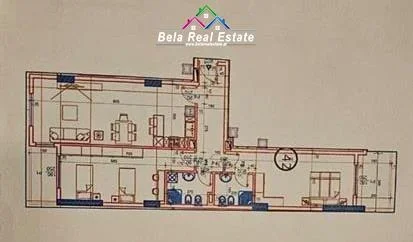 Tirane, shes apartament 2+1 Kati 5, 103 m² 128.000 € (bulevardi i ri)