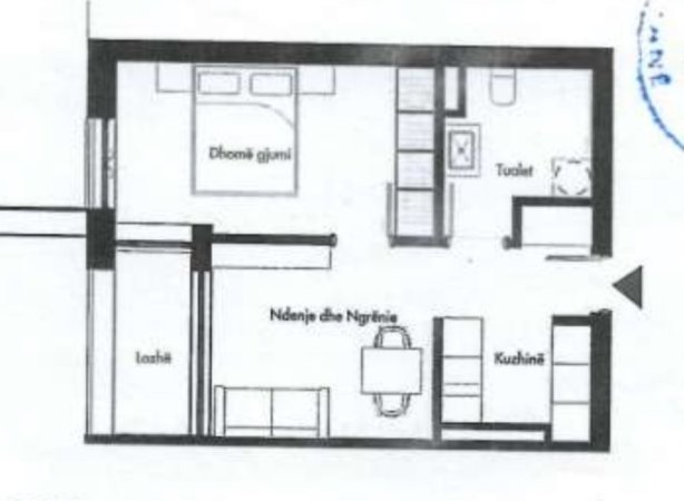Tirane, shitet apartament 1+1 Kati 3, 86 m² (Rr. Siri Kodra)