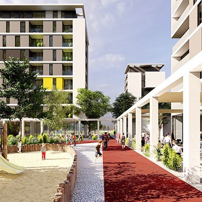 Tirane, shitet apartament 1+1 Kati 2, 63 m² 56.000 € (Univers City)