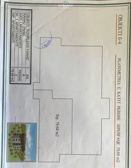 Tirane, shes Vile 1+1+Aneks Kati 1, 80 m² 120.000 € (FARKE)