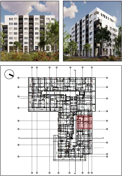 Tirane, shitet apartament+verande | Penthouse 1+1 Kati 5, 60 m² 57.300 € 