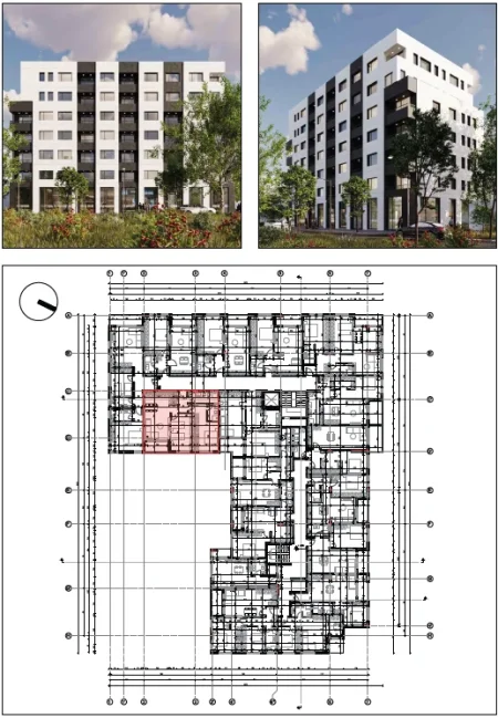 Tirane, shitet 2+1+Ballkon Kati 4, 112 m² 105.800 € 
