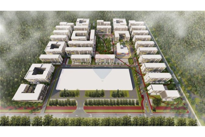 Tirane, shitet apartament 1+1 Kati 2, 63 m² 56.000 € (Univers City QTU)