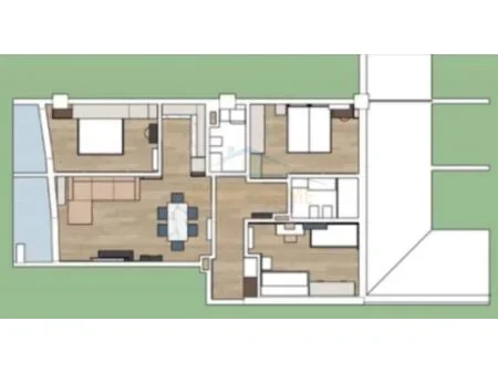 Tirane, shitet apartament 3+1 Kati 1, 127 m² 360500 € (Rruga Mine Peza, Tirane, AREA43405)