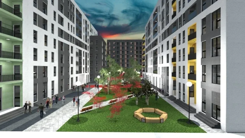 Tirane, shitet apartament 1+1 Kati 5, 60 m² 77.800 € (Tirana New Entry)