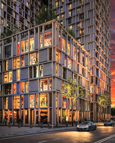 Tirane, shes apartament 1+1+Ballkon Kati 11, 82 m² 223.900 € (United Towers of Tirana)