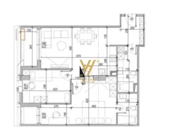 Tirane, shitet apartament 2+1+Ballkon Kati 4, 118 m² 213.000 € (PALLATI ME SHIGJETA)
