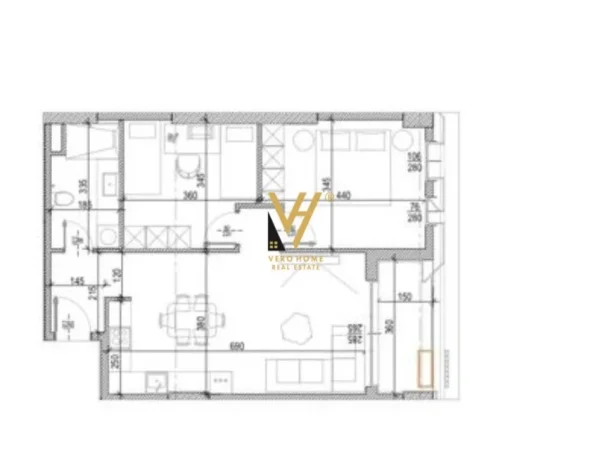 Tirane, shitet apartament 1+1+Ballkon Kati 4, 95 m² 171.000 € (PALLATI ME SHIGJETA)