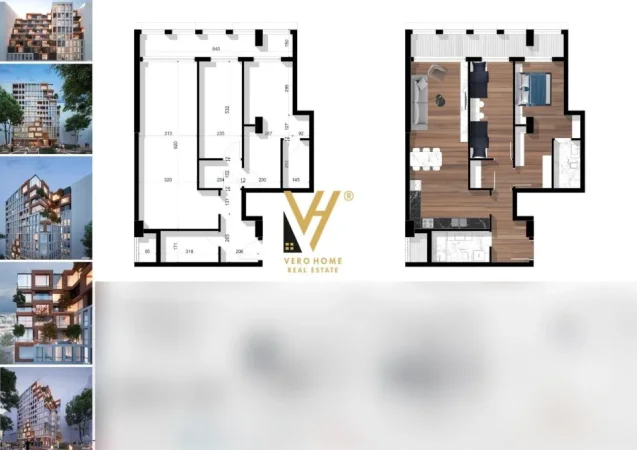 Tirane, shitet apartament 2+1+Ballkon Kati 4, 123 m² 488.000 € (BLLOK)