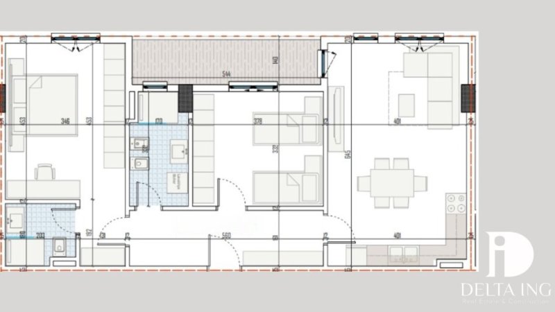 Tirane, shitet apartament 2+1+Aneks+Ballkon Kati 2, 106 m² 95.500 € (Lidhja e Prizrenit Paskuqan)