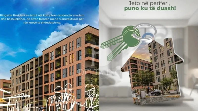 Tirane, shitet apartament 1+1+Aneks+Ballkon Kati 4, 68 m² 61.200 € (Lidhja e Prizrenit Paskuqan)
