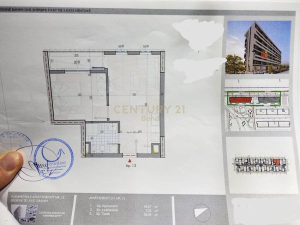 Tirane, shitet apartament 1+1 Kati 3, 56 m² 65.000 € (Univers City)
