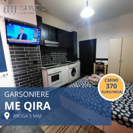 Tirane, jepet me qera apartament 1+1 Kati 2, 39 m² 370 Euro (Rruga ''5 Maji'')