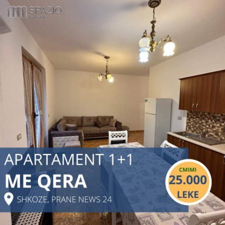 Tirane, jepet me qera apartament 1+1+BLK Kati 3, 60 m² 25.000 Leke (Shkoze)